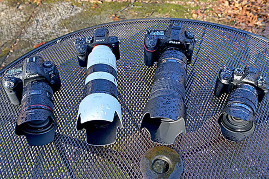 wet cameras!